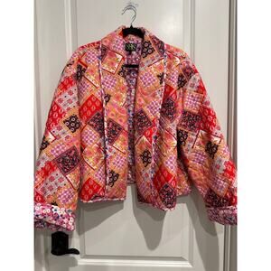 MSRP $98 ✨ SSYS The Label Quilted Patchwork Jacket – Boho Style ✨SAME DAY SHI